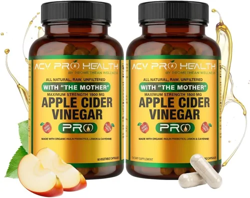 Miniatura 8 de Promethean Wellness ACV Pro Cápsulas de vinagre de sidra de manzana certificadas orgánicas con píldoras madre ACV, desintoxicación, limpieza ácida