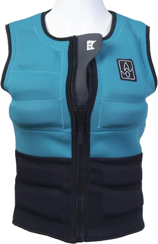 Miniatura 2 de SWELL Wakesurf Chaleco de neopreno para mujer diseñado exclusivamente para wakesurf, ¡pero ideal para todas las demás actividades acuáticas! Azur