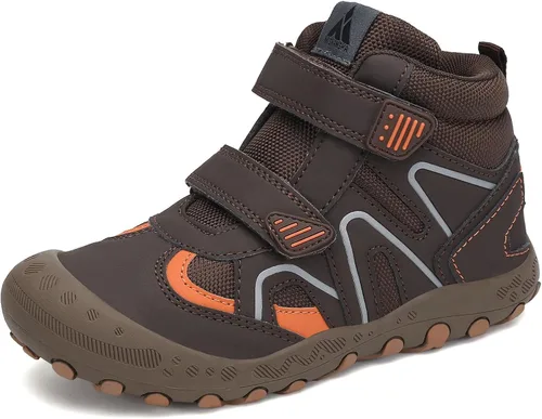 Miniatura 31 de Mishansha Botas de Senderismo para Niños Pequeños Niñas Niños Zapatos de Senderismo Resistentes al Agua Anti-Colisión Antideslizantes Atléticas