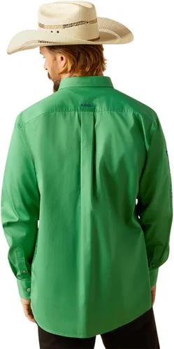 Miniatura 9 de Ariat Camisa de sarga con logotipo del equipo para hombre