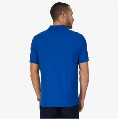 Miniatura 4 de Nautica playera polo clásica de mangas cortas, color sólido, para hombre