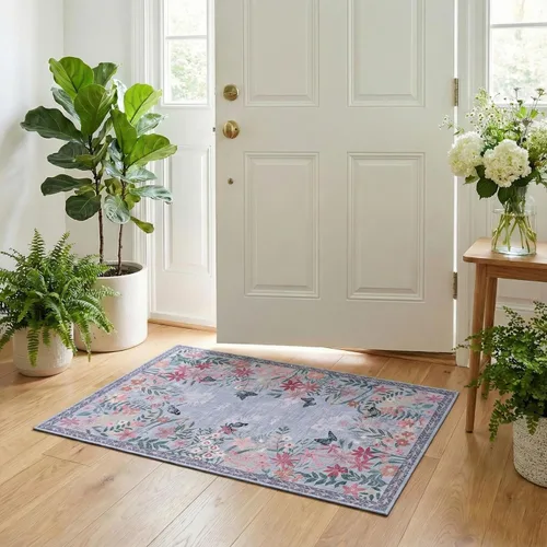 Miniatura 35 de Alfombra de pasillo de cocina de 2 x 6 pies para pasillo, alfombra de pasillo lavable con parte trasera antideslizante, alfombra suave de pelo bajo