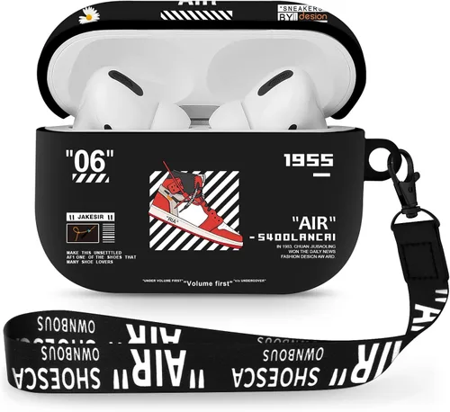 Miniatura 11 de Gedicht Funda para Airpods Pro, lindo patrón de zapatos rojos frescos TPU suave fundas para Airpods Pro funda 1ª generación, a prueba de golpes
