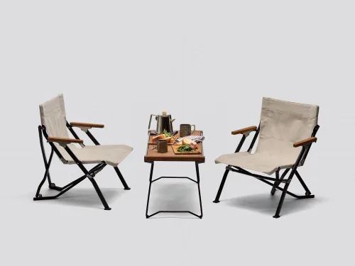 Miniatura 5 de Snow Peak Silla de playa, silla de camping plegable para camping, patio de playa
