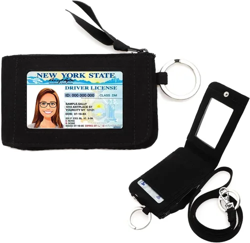 DONGGANGAJI Juego de cordones tipo cartera para mujer con cremallera y cordón Classic Black-R Clásico
