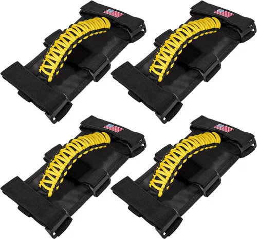 Miniatura 12 de Asas de agarre para Jeep Wrangler JK JKU JL JLU TJ YJ Sports Sahara Freedom Rubicon Unlimited Gladiator JT 1955-2023 UTV ATV Accesorios Premium 550
