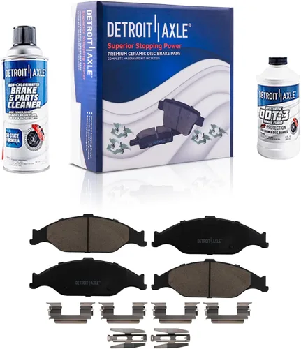 Miniatura 118 de Detroit Axle - Pastillas de Freno para Nissan Altima Sentra 350Z Juke INFINITI G35, Pastillas de Freno Cerámica Delanteras y Traseras Reemplazo
