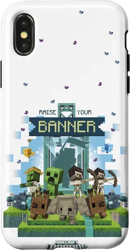 Miniatura 5 de Minecraft Legends Raise Your Banner Mobs Group Shot - Carcasa para iPhone 17