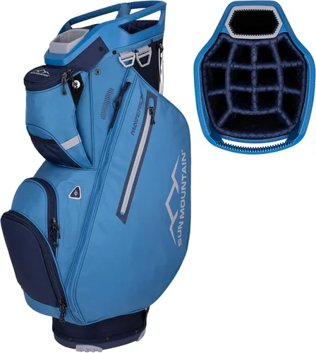 Miniatura 6 de Bolsa de golf Sun Mountain 2025 Maverick con 14 divisores y 9 amplios bolsillos - Bolsa de golf ligera para hombres y mujeres con correas de hombro