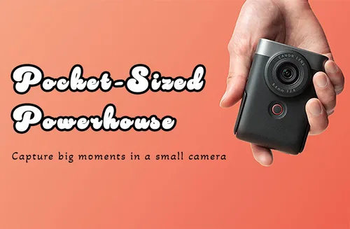 Miniatura 4 de Canon PowerShot V10 Cámara, Cámara Compacta Creadora de Contenido para Vlog, Lente Gran Angular Fijo de 19mm, Video 4K, Detección de Rostro, Plateado