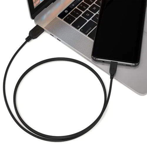 Miniatura 3 de Maeline Cable micro USB 2.0 A-macho a Micro B, cable de carga rápida, USB de alta velocidad, duradero, cable de carga para Android