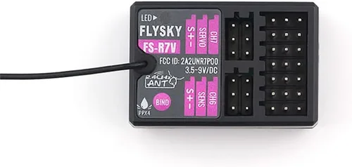 Miniatura 6 de Flysky FS-R7V FS-R7D 7CH/FS-R4P 4CH/FS-SR12 12CH Receptor con protocolo ANT para control remoto de coche RC (FS-R4P 4CH)