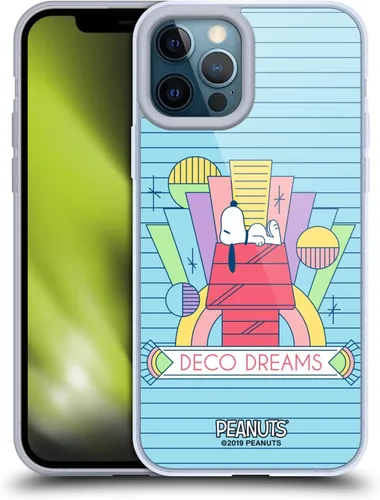 Miniatura 89 de Head Case Designs Snoopy Deco Dreams - Funda de gel suave con licencia oficial de Peanuts Blue Pattern compatible con Apple iPhone 7 Plus/iPhone 8