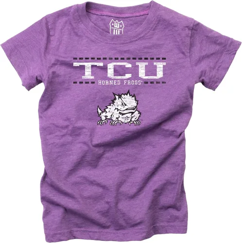 Miniatura 76 de Wes and Willy NCAA - Camiseta mezclada S/S para niñas púrpura (washington huskies purple)