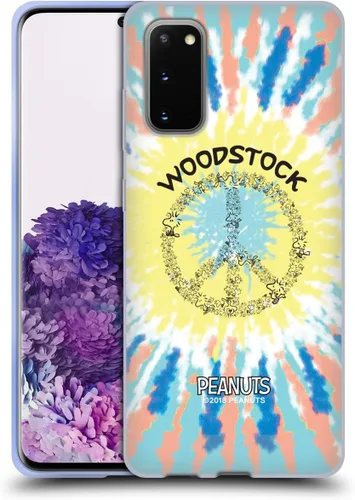 Miniatura 394 de Head Case Designs Funda de gel Woodstock 50th con licencia oficial de Peanuts Snoopy Guitar 1969 [protección de grado militar] compatible