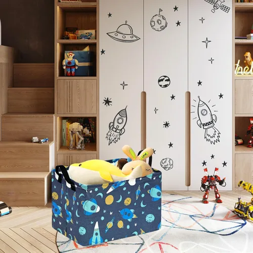 Miniatura 2 de Cesta de almacenamiento impermeable para bebé, organizador de juguetes, cubos de guardería para mujeres y niños, cesta para organizar el hogar, Nave