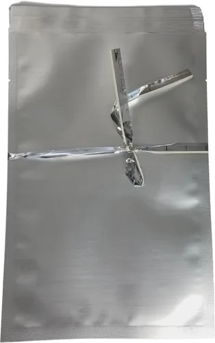 Miniatura 6 de Bolsas de Mylar de 7.5 mil (por lado) – Varios tamaños de aluminio genuino forrado bolsa para alimentos a largo plazo, granos, arroz, hornear