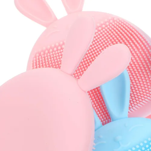 Miniatura 7 de Beaupretty Juego de 4 cepillos de silicona para limpiar la cara, masajeador exfoliante suave para el cuidado de la piel, portátil para uso diario