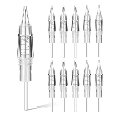 Miniatura 9 de ATOMUS 10 Uds. Cartucho de tatuaje de cejas Agujas desechables de maquillaje permanente para máquina de tatuaje delineador de ojos de cejas (1R)