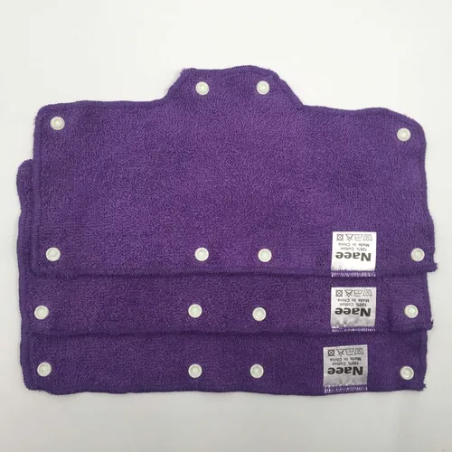 Miniatura 3 de NAEE Banda transpirable púrpura para casco duro Lavable Terciopelo Algodón Banda para casco duro abrochable (3, Púrpura)
