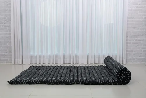 Miniatura 6 de Leewadee - Kapok Roll Mat – Colchón plegable hecho a mano para dormir y relajación de Tailandia, ideal como cama de invitados, esterilla de camping