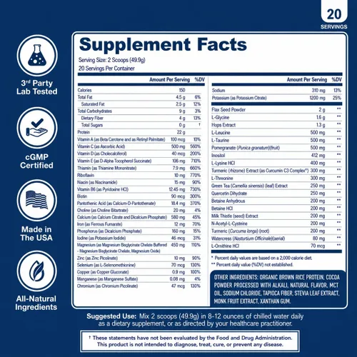 Miniatura 4 de NuEthix Formulations Medipure DS con sistema de desintoxicación de proteína de arroz de fase 1 y 2, suplemento para ayudar a apoyar el proceso