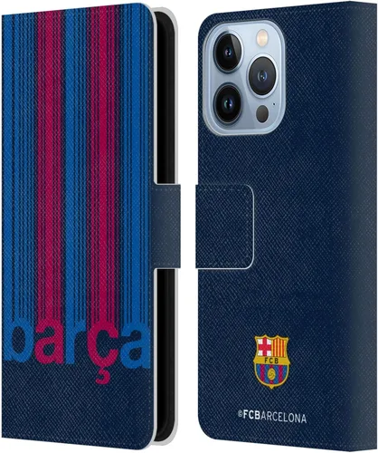 Miniatura 40 de Head Case Designs Funda de piel con licencia oficial del FC Barcelona Ball Pattern Campions compatible con Apple iPhone 11