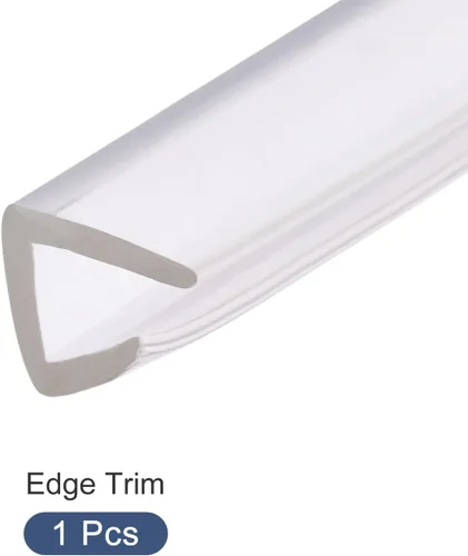 Miniatura 6 de METALLIXITY Bordes de borde (9.84 pies), 1 unidad, sello en U de PVC para tira de sellado de borde de 0.197-0.236 in, para sellos de ventana