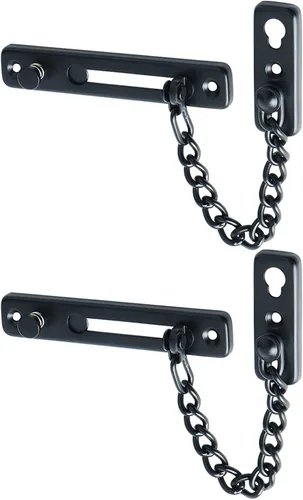 Miniatura 14 de Candado de Protección de Puerta con Cadena Alise, Cierres de Cadena de Puerta con Resorte de Seguridad y Presión Antirrobo, Cierres de Cadena