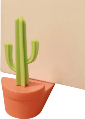 WAYUTO Lindo tope de puerta de silicona decorativo Catus novedoso tope de puerta divertido tope de puerta de goma para el hogar, oficina,