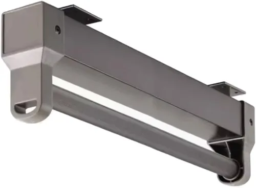 Miniatura 8 de Barra de valet extraíble para armario, barra retráctil de 55.1 lbs, organizador deslizante de aleación de aluminio, percha extensible de pista Negro