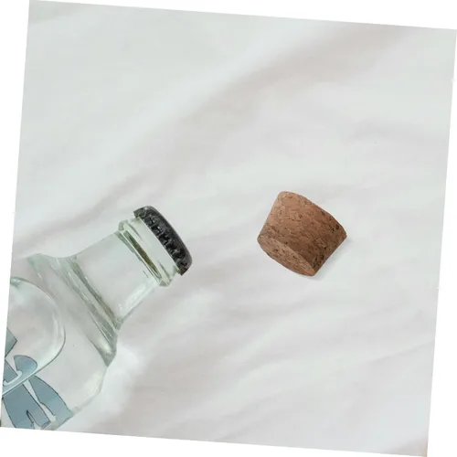 Miniatura 6 de Ipetboom Corchos de madera para botellas de 0.591 x 0.591 x 0.472 in, paquete de 30 tapones de corcho para decoración de manualidades de vino