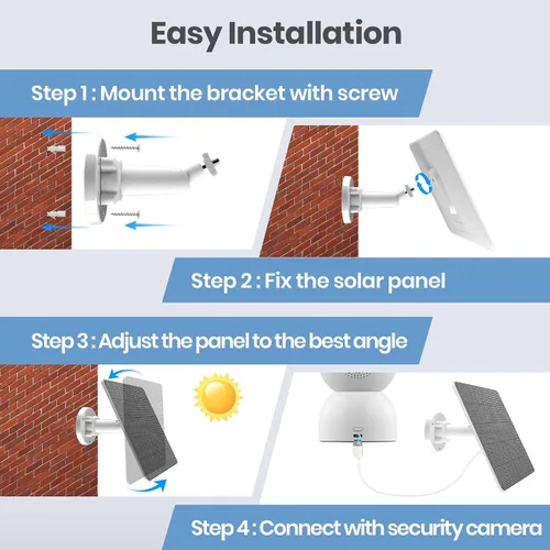 Miniatura 5 de Cargador de panel solar plegable con carga de puerto USB para smartphone, banco de energía, dispositivos pequeños (2 piezas de 6 W)