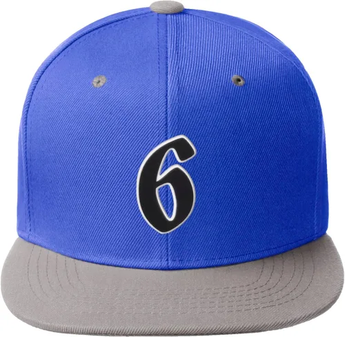 Miniatura 418 de Daxton Gorra clásica con visera de billete plano con letras del alfabeto inglés antiguo de la A a la Z