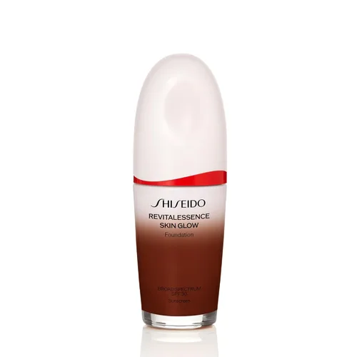 Shiseido RevitalEssence Skin Glow Foundation SPF 30 - Buildable, Medium Coverage - 24-HR Hydration & 12-HR Wear - Transfer, Crease & Fade Resistant