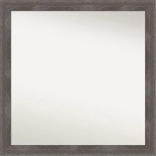 Miniatura 482 de Amanti Art Espejo personalizado, espejo de baño gris plomo a rayas, espejo de pared o espejo de tocador de baño sobre el fregadero