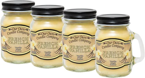 Miniatura 10 de Our Own Candle Company - Mini vela perfumada en tarro con eliminador de humo, 3.5 onzas (paquete de 4)