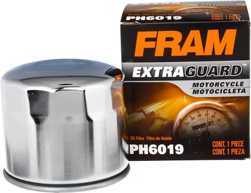 FRAM Extra Guard PH6019 - Filtro de aceite de repuesto para motocicleta, se adapta a modelos seleccionados Ducati y Harley Davidson
