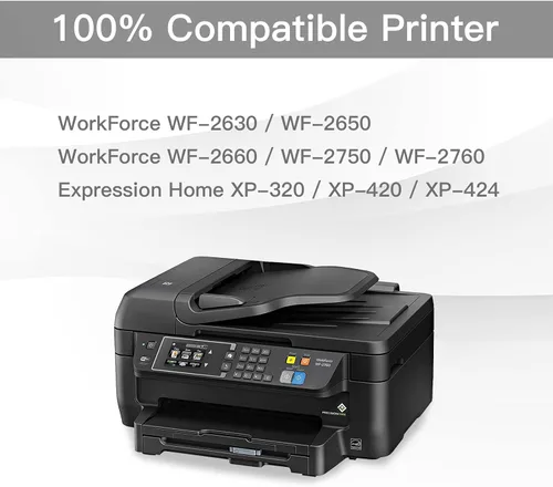 Miniatura 2 de BeOne Cartuchos de tinta remanufacturados de repuesto para Epson 220XL 220 XL T220 T220XL para usar con impresora Workforce WF-2630 WF-2650 WF-2660