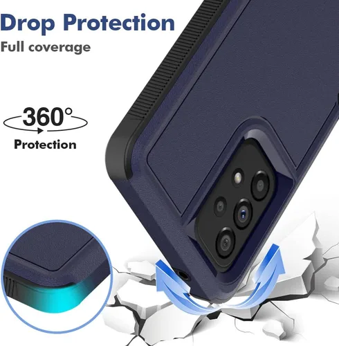 Miniatura 219 de Jeylly Compatible con Samsung Galaxy A22 5G Funda, Funda Samsung A22 5G con 2pcs protectores de pantalla de vidrio templado