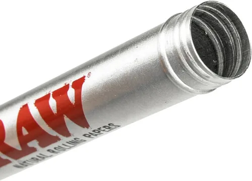 Miniatura 4 de RAW Thentic - Tubo de aluminio estilo cigarro, plata, 1 unidad
