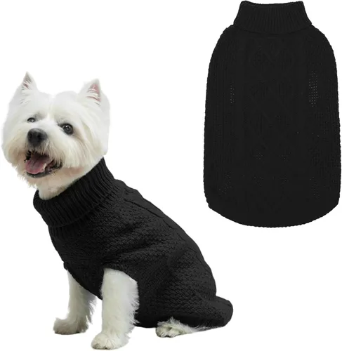 Miniatura 20 de Mihachi Suéteres para Perros Pequeños y Medianos Niña o Niño, Camisa Cálida y Suave para Perros, Abrigo para Perros para Clima Frío con Cuello