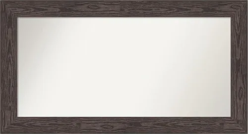 Miniatura 242 de Amanti Art Espejo personalizado, espejo de baño negro puente, espejo de pared o espejo de tocador de baño sobre el fregadero (26 x 26 pulgadas)