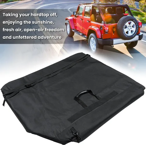 Miniatura 7 de Bolsa de Almacenamiento con Paneles Superiores Hard Top para Todos los Modelos de Jeep Wrangler JK JKU JL JLU Sports Sahara Freedom Rubicon