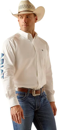 Miniatura 84 de Ariat Camisa de sarga con logotipo del equipo para hombre