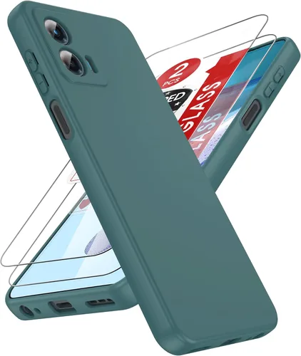 Miniatura 214 de LeYi Funda para Motorola Moto G Play 4G 2024: Funda para Moto G Play 4G 2024 con funda delgada y antiarañazos, silicona líquida a prueba de golpes