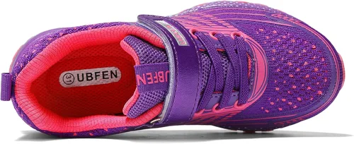 Miniatura 7 de UBFEN - Tenis para niños y niñas, ligeros y transpirables, para correr, caminar, gimnasia, deportes atléticos
