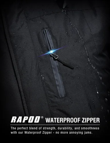 Miniatura 5 de Chaqueta de esquí de invierno para hombre, chaqueta de lluvia impermeable a prueba de viento