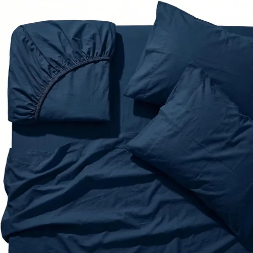 Miniatura 10 de Juego de sábanas de cama King de percal Peru Pima de 285 hilos - 100% algodón peruano Pima, 4 piezas