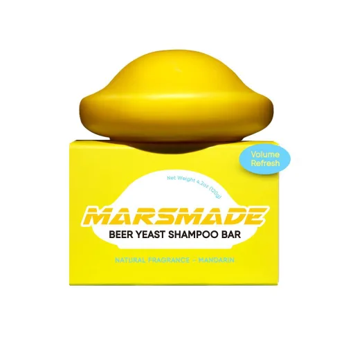 Miniatura 14 de Marsmade Barra de Champú de Aceite de Ricino Hidratante y Humectante Jabón Natural para el Cabello para el Baño, Crecimiento del Cabello y Nutrición